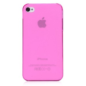 Pink silicone case for iPhone 4/4S