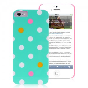 Green dots iPhone 5 cases