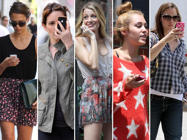 Celebrities with iPhone 5 