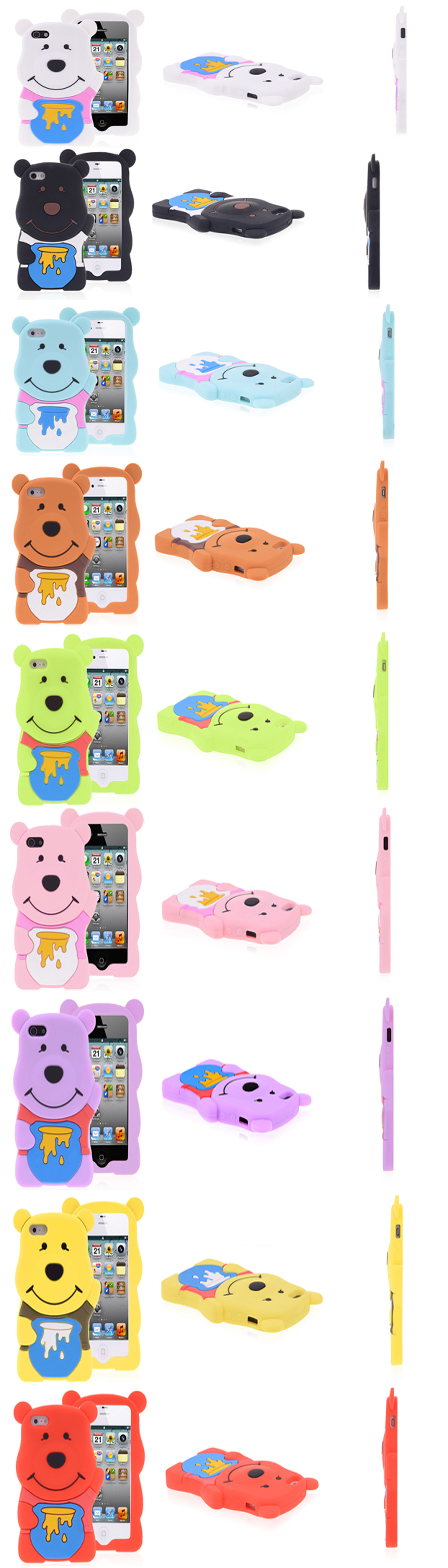 Winnie The Pooh iPhone 5 Silicone Cases