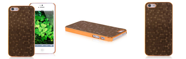 iPhone 5 Brown Metal Case