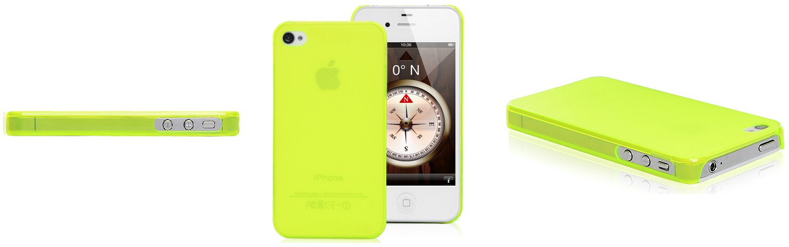 yellow neon iPhone 4 case