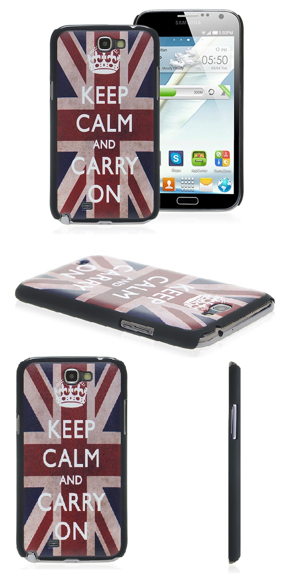 keep calm abd carry on case for samsung galaxy note II