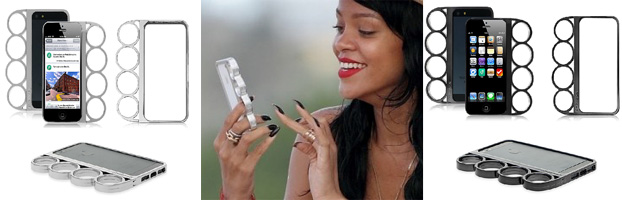 Rihanna's iPhone 5 Knuckle Duster Cover Case Knuckle Bumper for Apple iPhone 5 