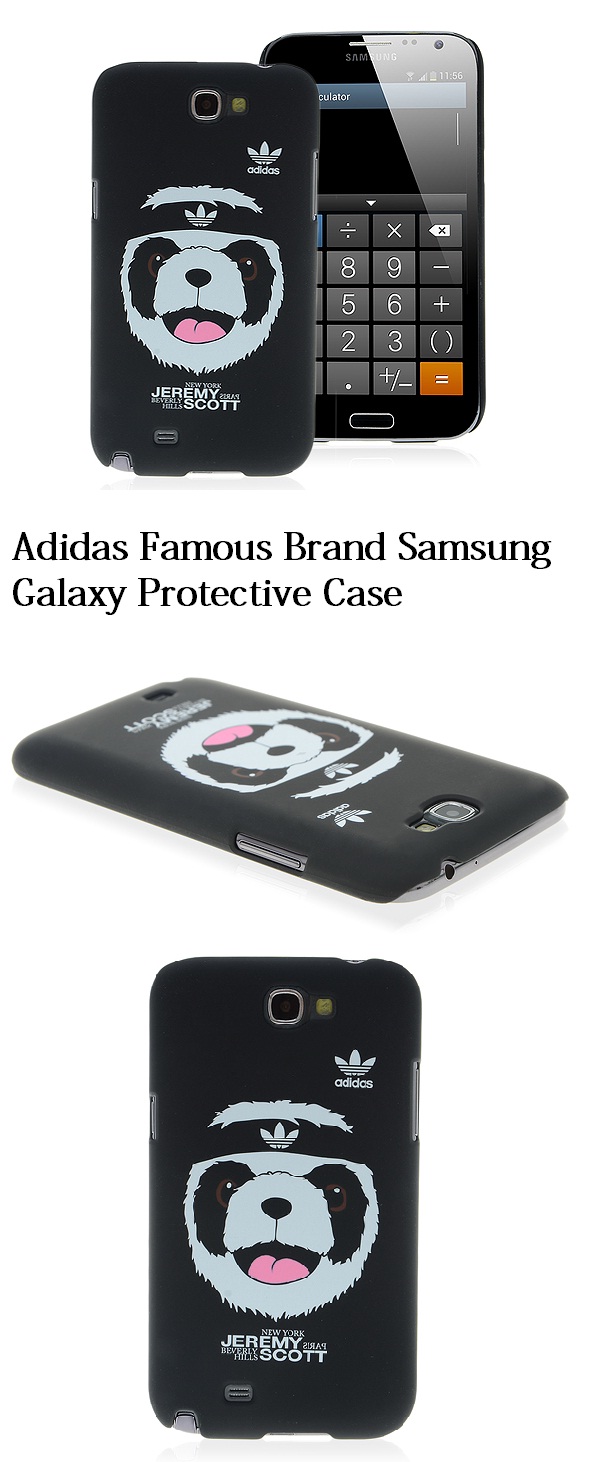 Panda Face Cover Case Adidas Brand Logo for Samsung Galaxy Note 2