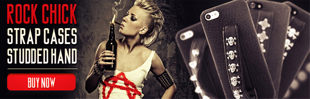 rock chick strap leather studded iphone cases