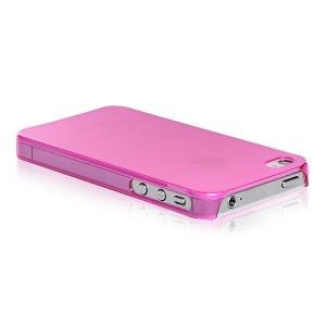 Pink silicone case for iPhone 4/4S