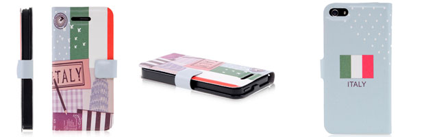 Leather iPhone 5 Wallet Case