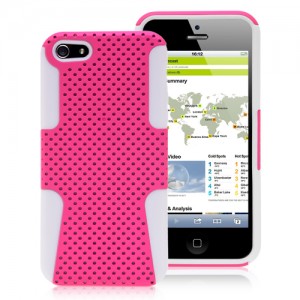 Pink and White iPhone 5 cases