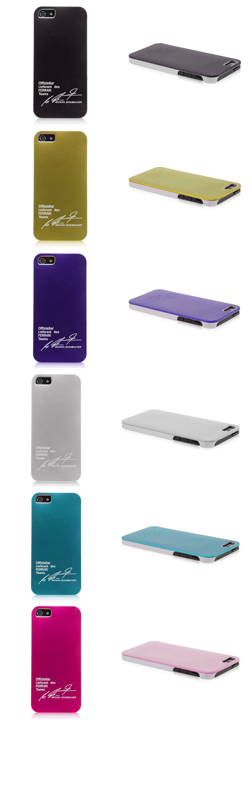 Ferrari iPhone 5 Cases - Michael Schumacher Signature 