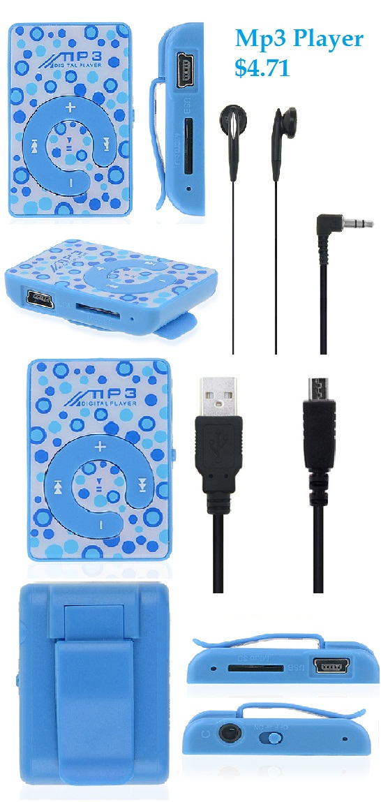 blue mp3 player