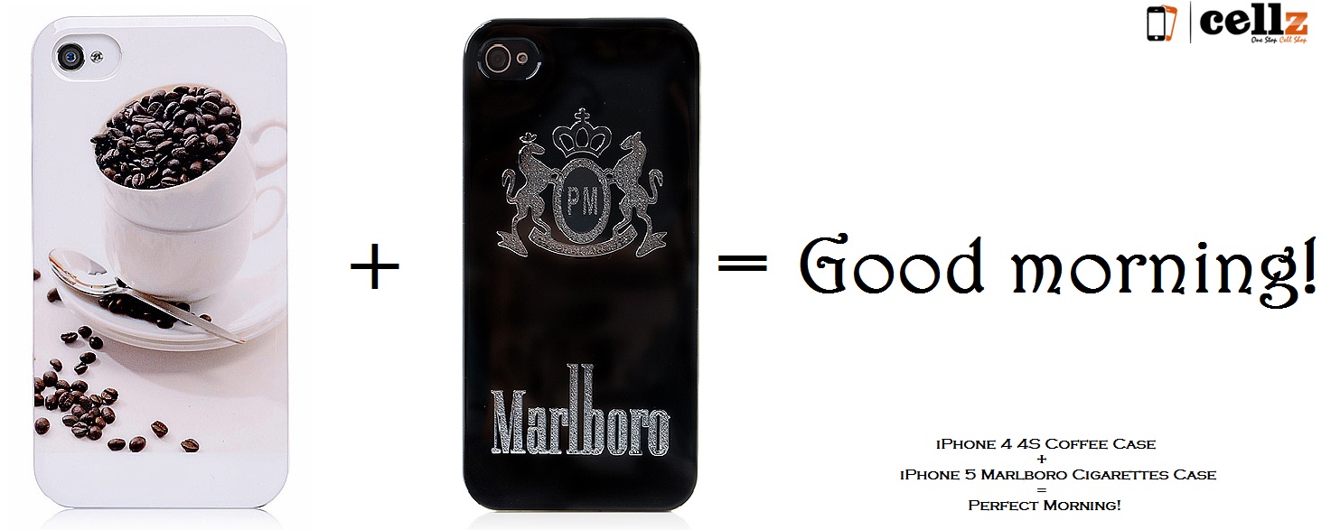 Morning iPhone 4 Coffee Case iPhone 5 Marlboro Case