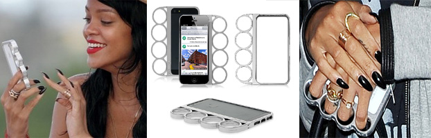 Rihanna's iPhone 5 Knuckle Duster Cover Case Knuckle Bumper for Apple iPhone 5 