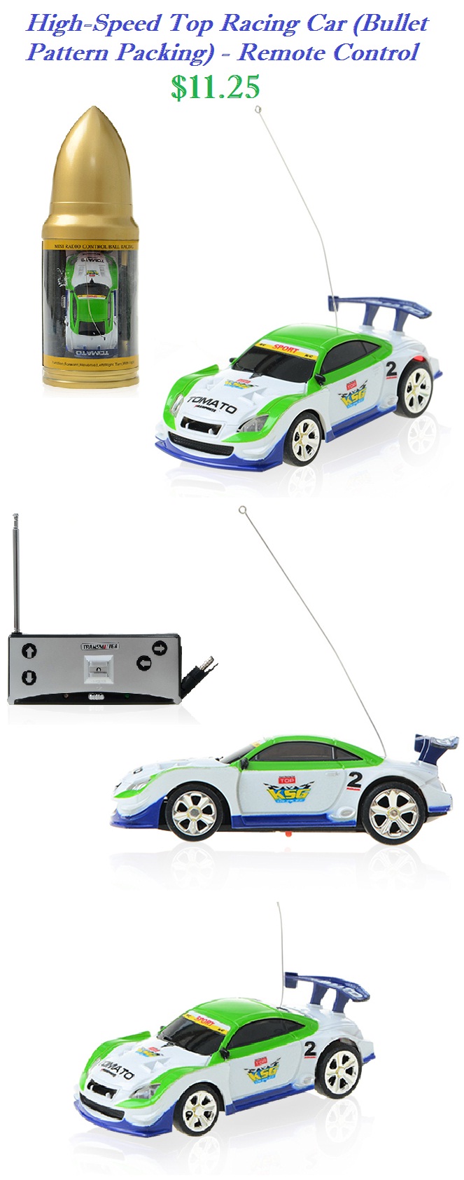 racing speed car remote control toy